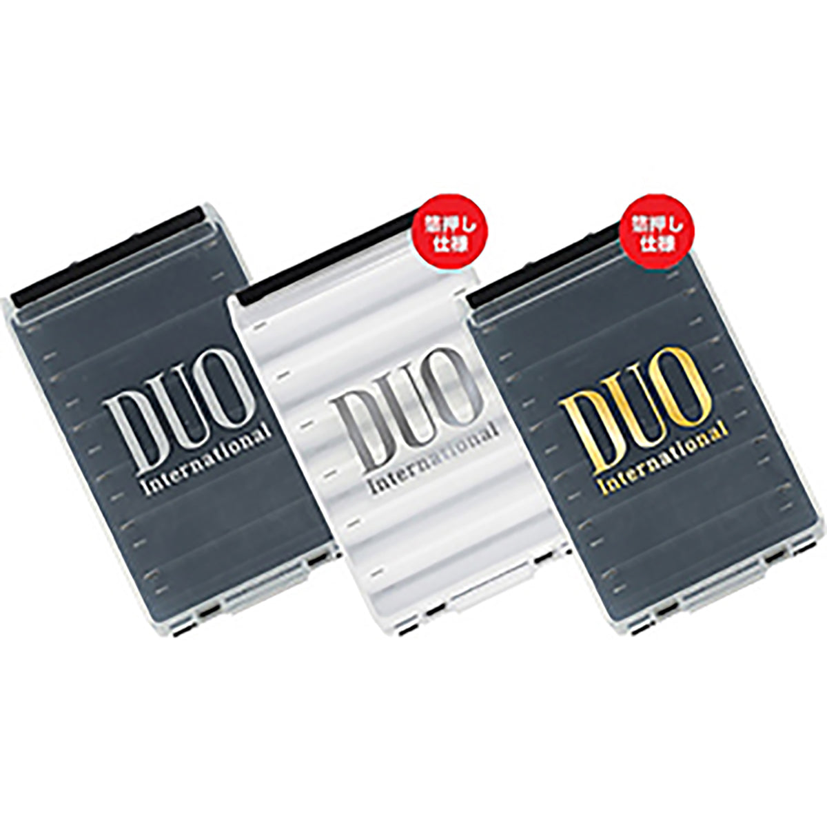 デュオ(DUO) ルアーケース リバーシブル 100 パールブラック/ゴールド箔
