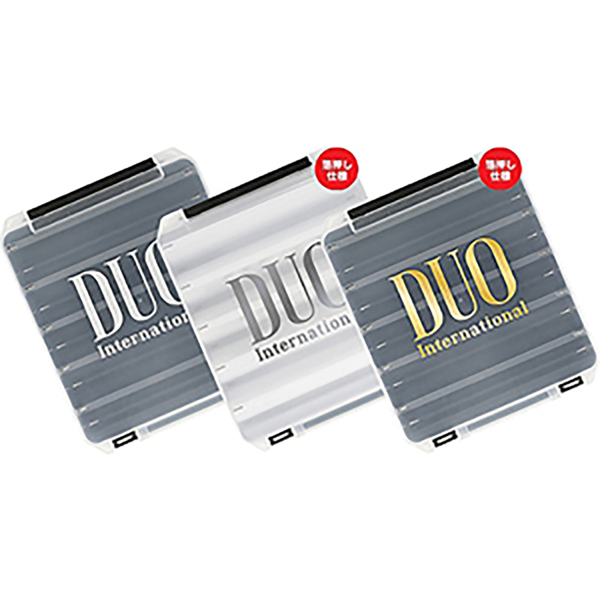 デュオ(DUO) ルアーケース リバーシブル 140 パールブラック/ゴールド箔
