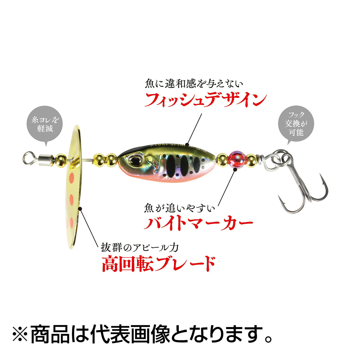 デュオ(DUO) SPEARHEAD RYUKI SPINNER 3.5 ASA4073 ピンクチャートヤマメ