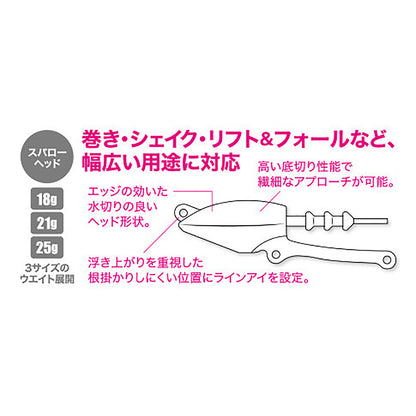デュオ(DUO) ビーチウォーカー スパローヘッド 21g ACC0735 UVブルピン