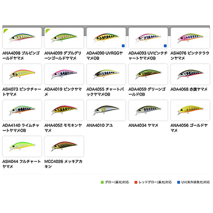 デュオ(DUO) スピアヘッド リュウキ 45S 50mm 4.0g ANA4099 ダブルグリーンゴールドヤマメ
