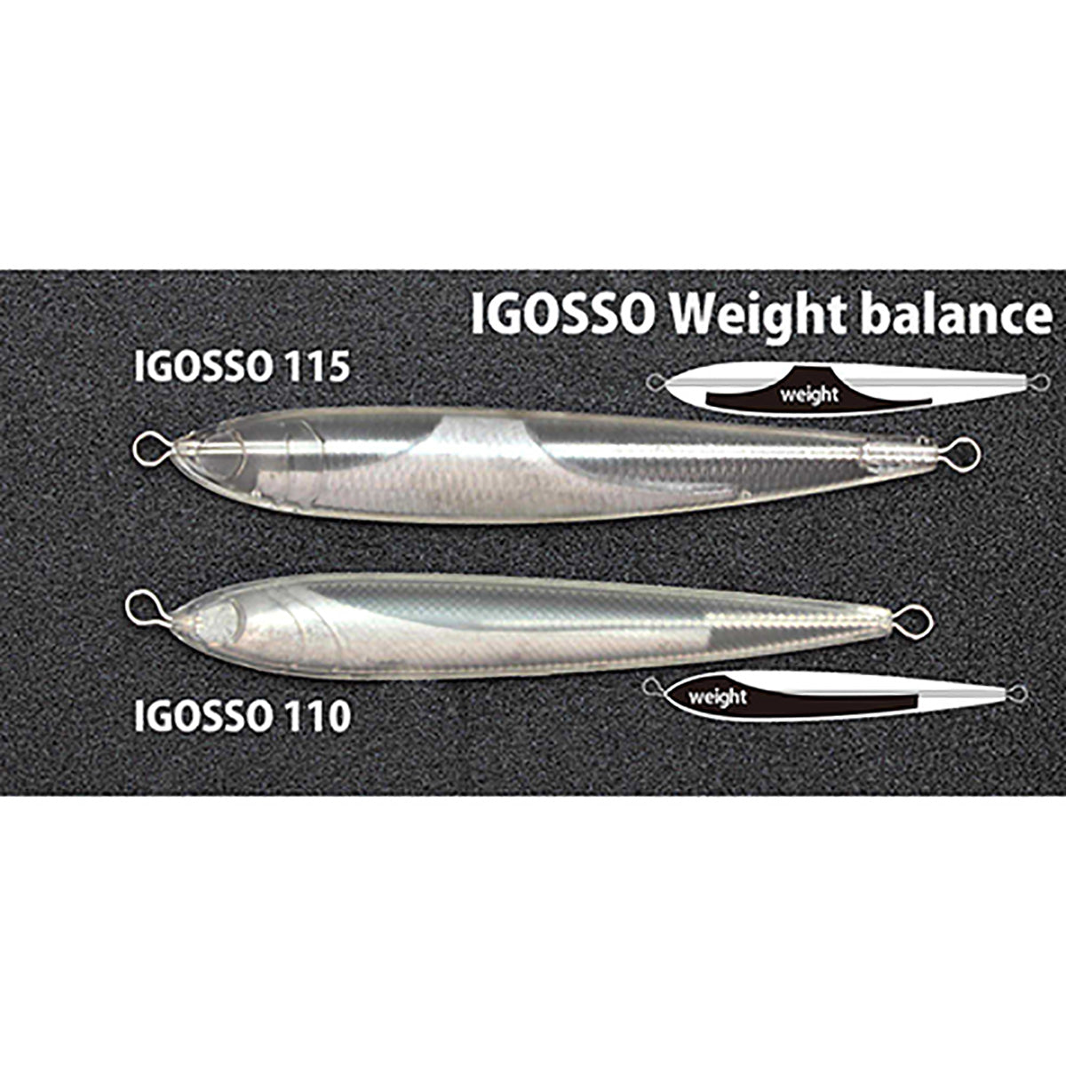 ホッツ(HOT'S) IGOSSO（イゴッソ） 110 アンチョビーシリーズ 110mm 30g #9.ホログラム グリーンゴールド/ピンク/パーマーク