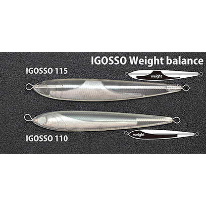 ホッツ(HOT'S) IGOSSO（イゴッソ） 115 サーディンシリーズ 115mm 38g #10.ホログラム ブラック/ブラック