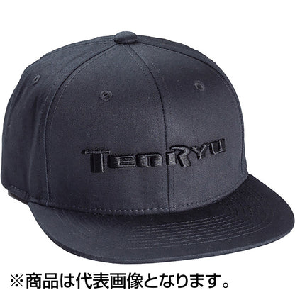 天龍(TENRYU) フラットバイザーキャップ フリー ブラック