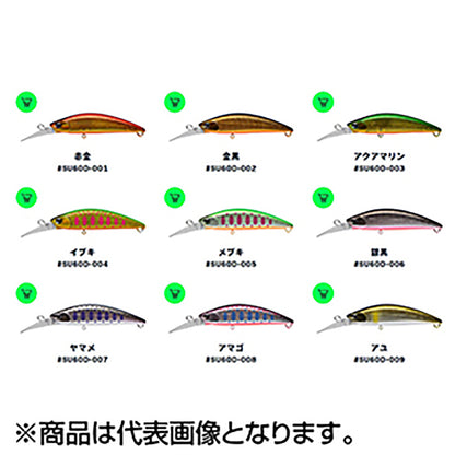 アイマ(ima) sukari 60 Deep 60mm 8g #SU60D-012 チタンブラック