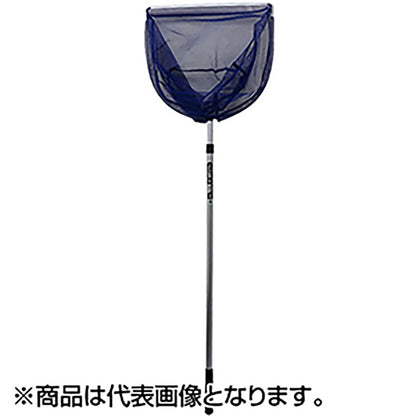 アルミ玉網 二段 扇型36cm シルバー