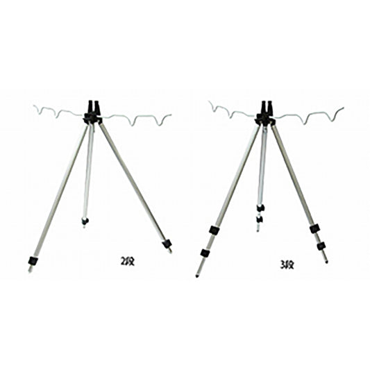 ベイシックジャパン アルミ三脚 3段 CT21013  竿立て ロッドスタンド