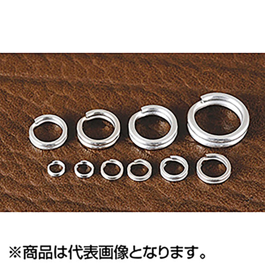 FIELD HUNTER（フィールドハンター) ステンレス平打ちスプリットリング #7 シルバー