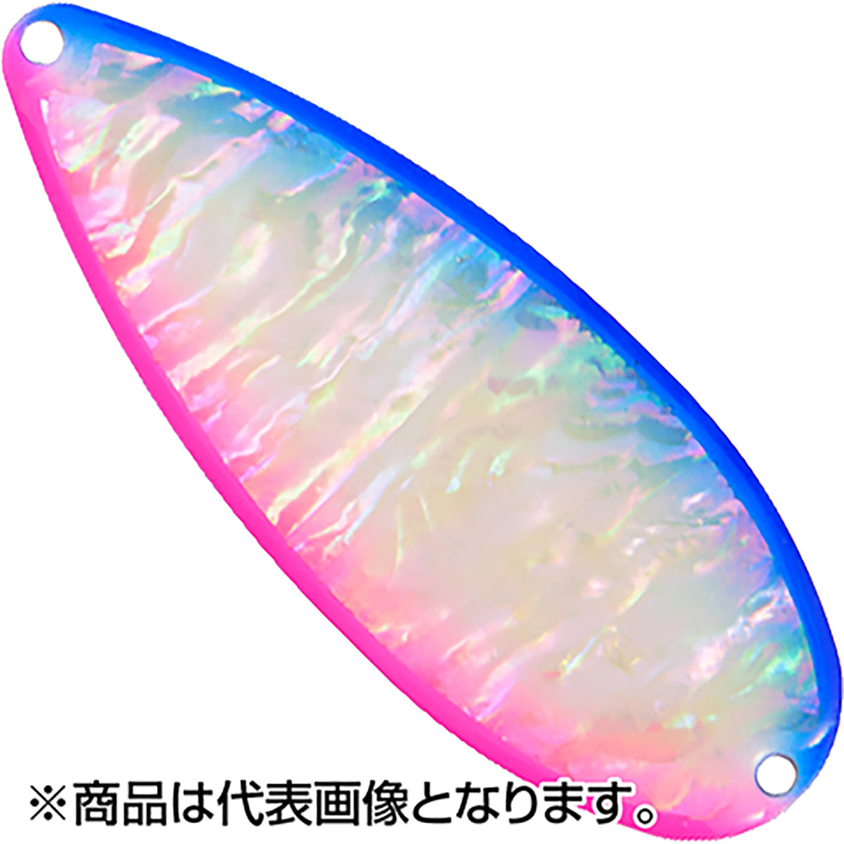 フィールドハンター(FIELD HUNTER) ノース エックス SHELL（天然日本アワビ） 75mm 45g #28 グローブルーピンク