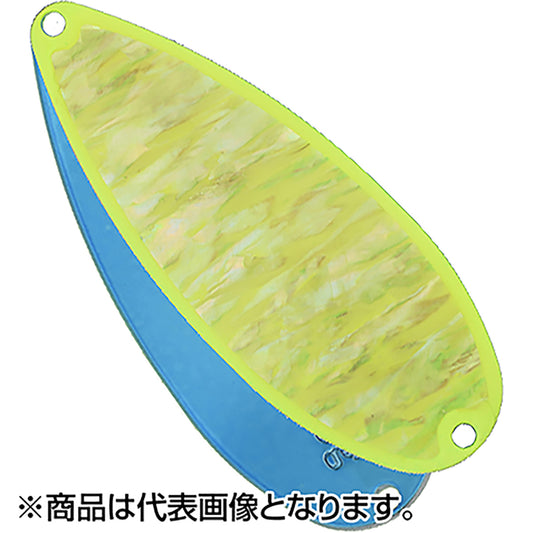 フィールドハンター(FIELD HUNTER) ノース エックス SHELL（天然日本アワビ） 75mm 45g #34 チャート/裏面クリアブルー