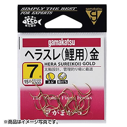 がまかつ(Gamakatsu) ヘラスレ鯉用 9号 金 12-174
