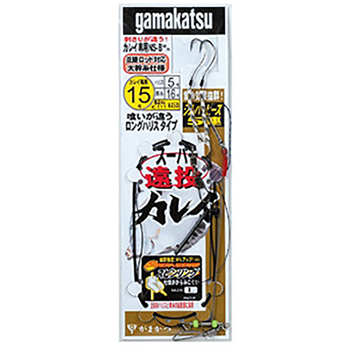 がまかつ(Gamakatsu) スーパー遠投カレイ仕掛 14号 NSB K-111