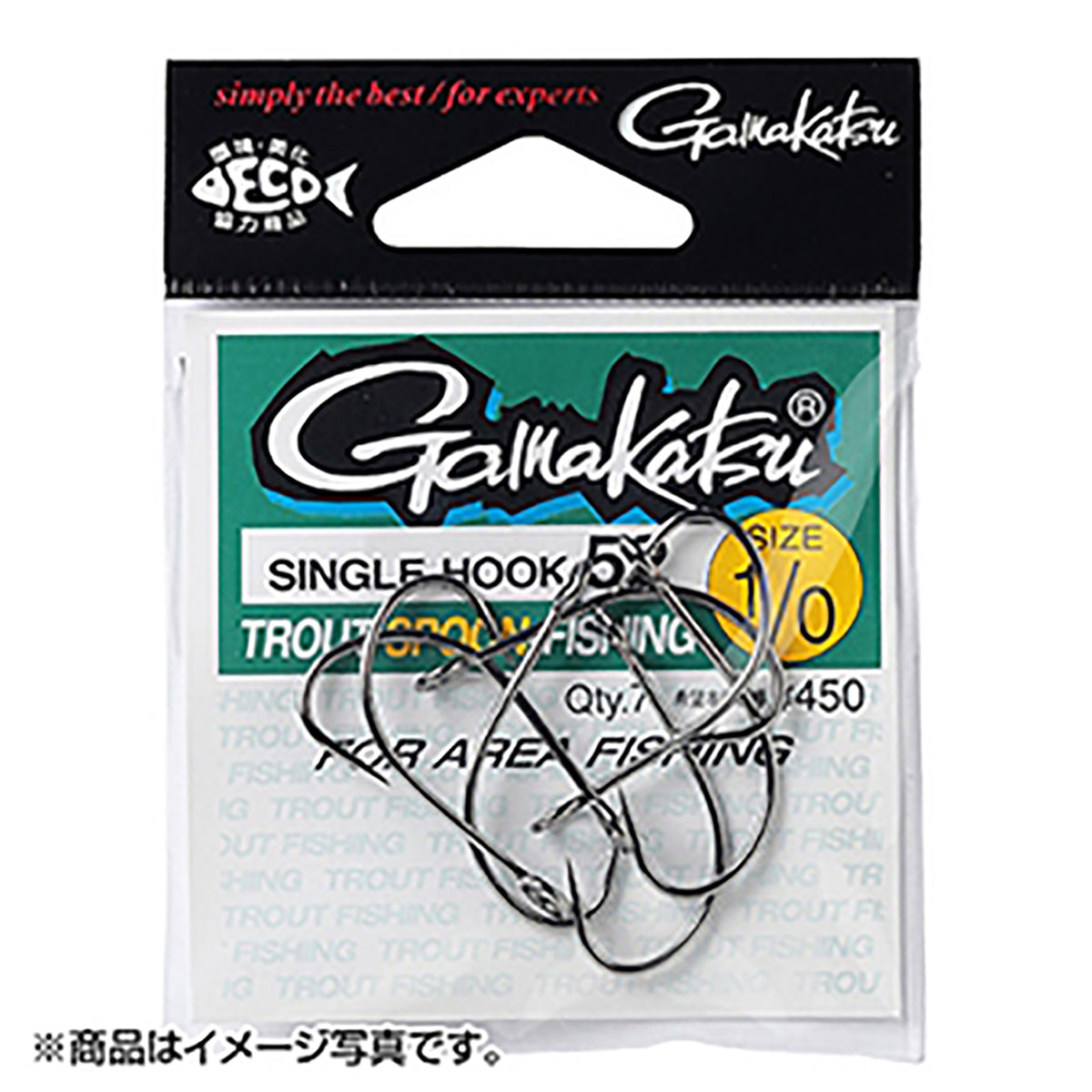 がまかつ(Gamakatsu) シングルフック52 (NSB) 1/0号 67-504