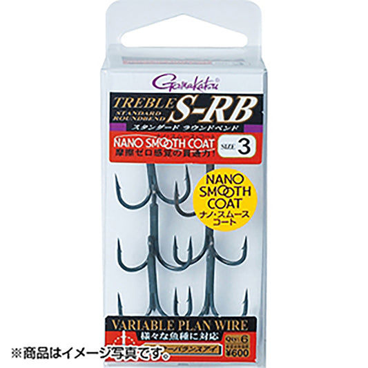がまかつ(Gamakatsu) トレブル フック S-RB 4号 68-693
