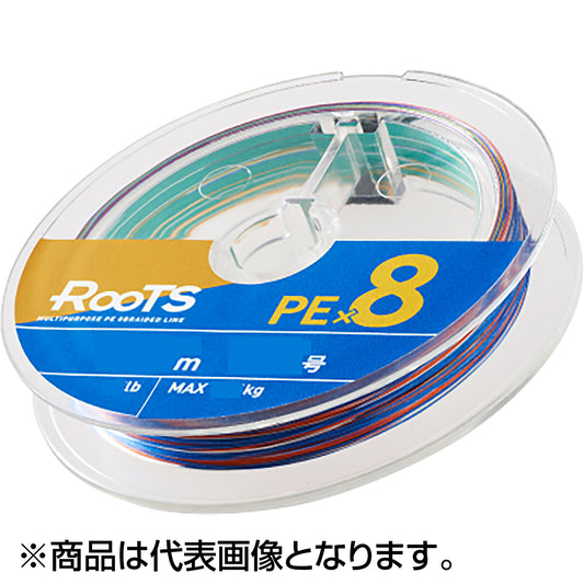 ゴーセン(GOSEN) ルーツ ROOTS PE×8 150m マルチカラー 1.2号 25lb GMR851512 [PEライン]