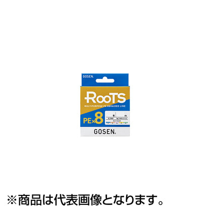 ゴーセン(GOSEN) ルーツ ROOTS PE×8 200m マルチカラー 1.0号 20lb GMR852010 [PEライン]