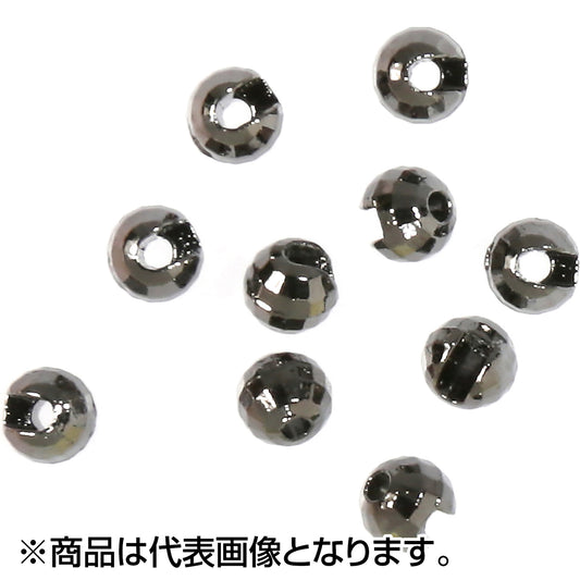 ティムコ(TIEMCO) タングステンビーズプラス L 3.8mm ガンブラック(ノーマルカット)