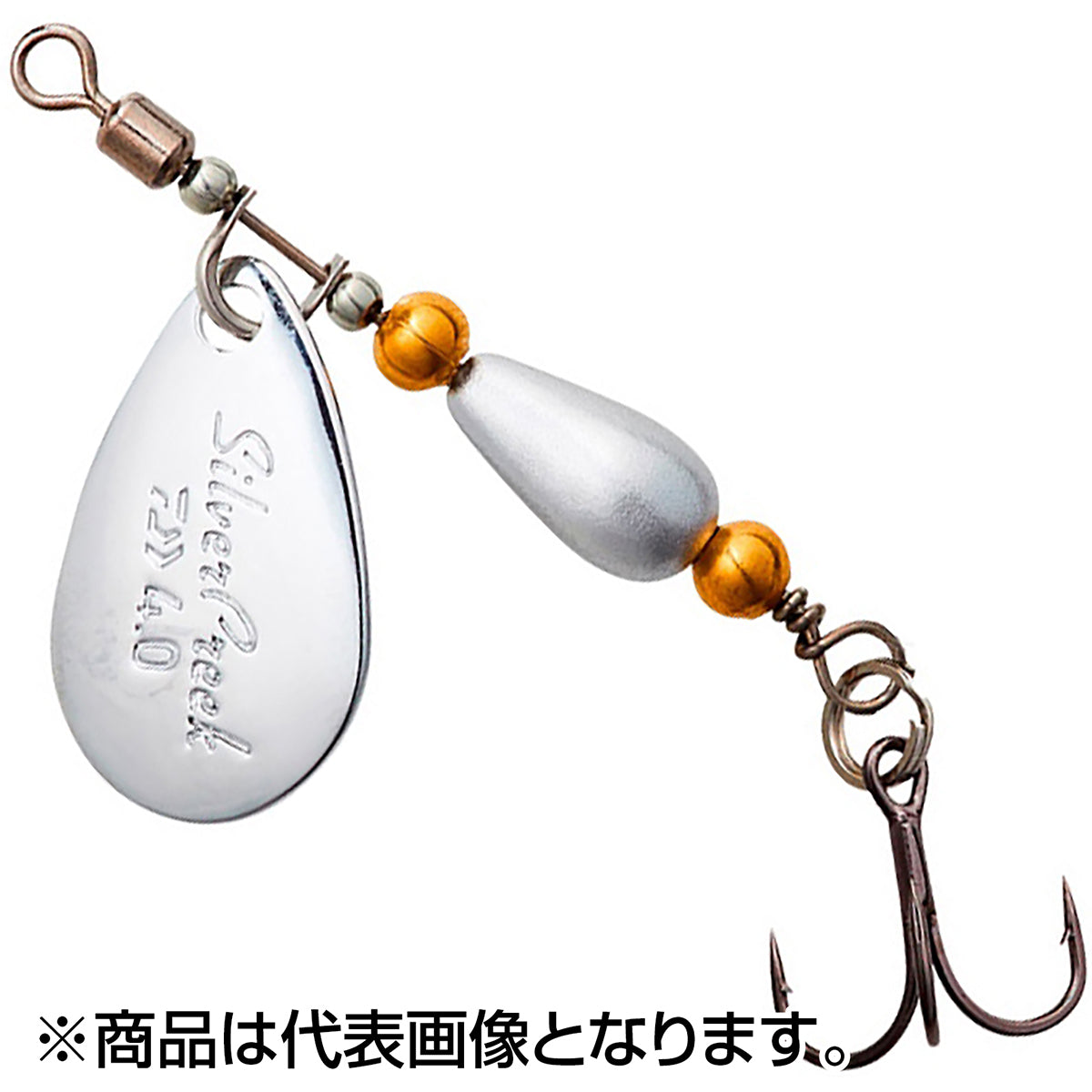 ダイワ(DAIWA) SilverCreek スピナー 4.0g 銀