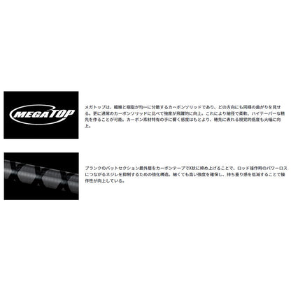 ダイワ(DAIWA) ブレイゾン 2ピース ベイトキャスティングモデル C64L-2・BF