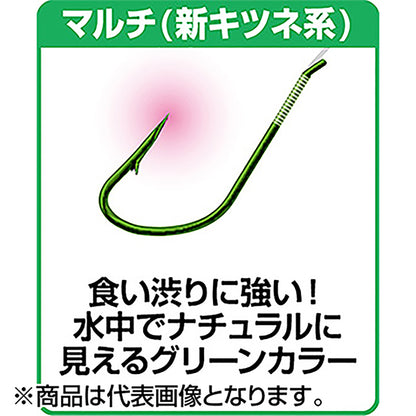 ダイワ(DAIWA) D-MAXワカサギ糸付 KG マルチ 1.0-0.2