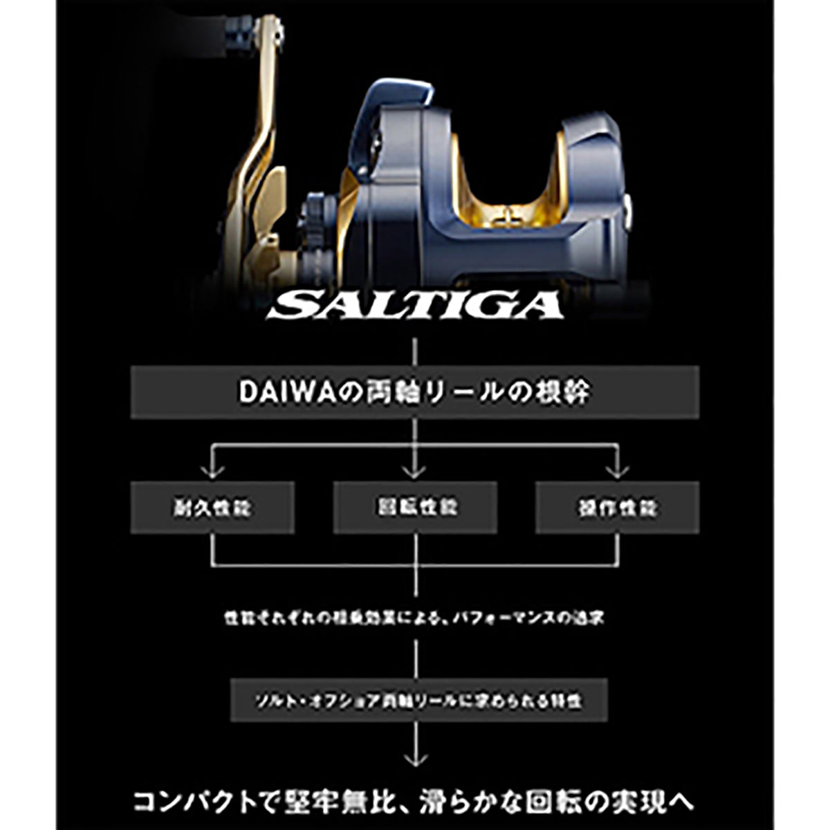 ダイワ(DAIWA) 21 ソルティガ 15HL 左ハンドル
