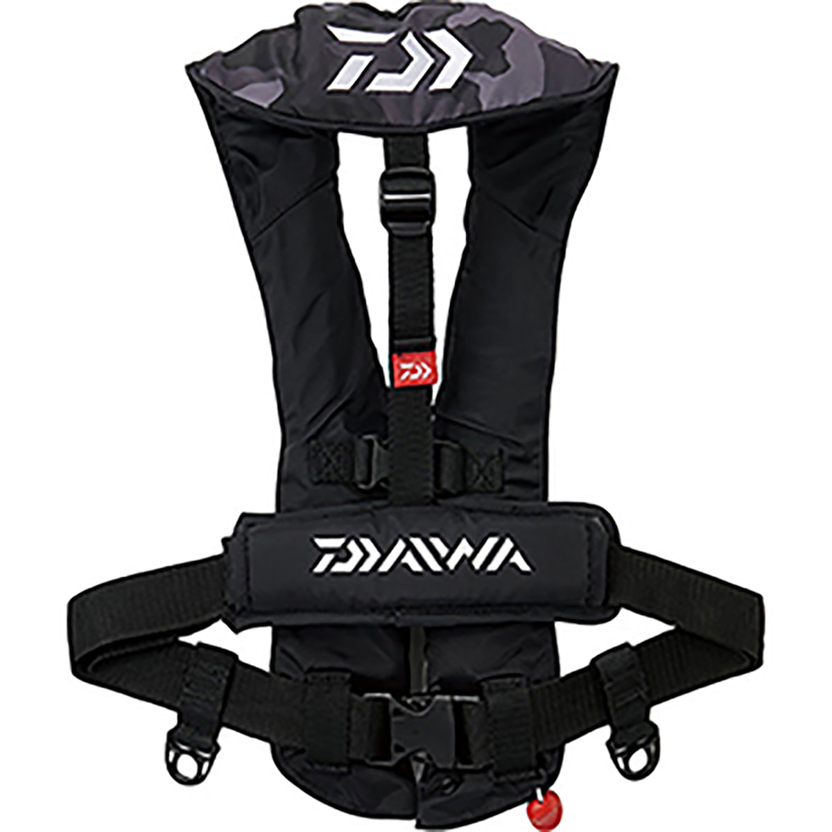 ダイワ(DAIWA) 21 ウォッシャブルライフジャケット（肩掛けタイプ自動・手動膨脹式) ブラック DF-2021