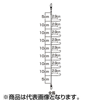 ダイワ(DAIWA) 快適クリスティアワカサギ仕掛けSS 鉄板フロロ コンパクト マルチ8本 1.5号