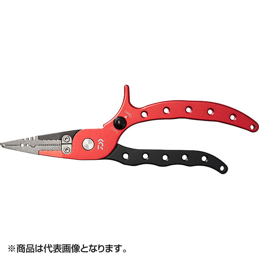 ダイワ(DAIWA) 22 アルミプライヤーα200Hロック LG レッド