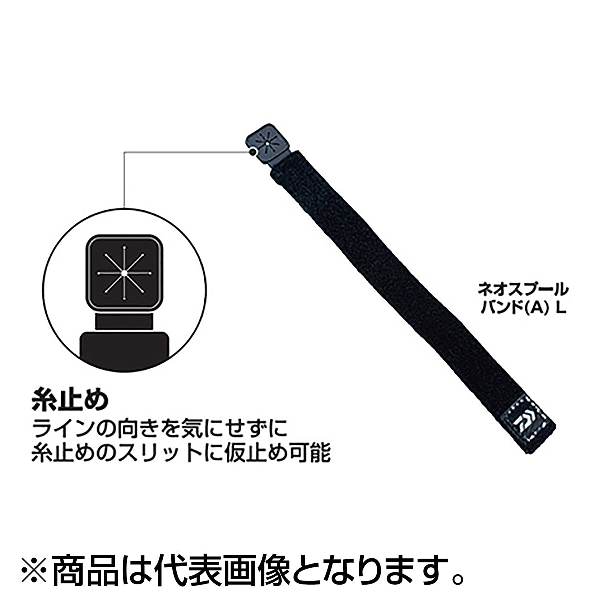 ダイワ(DAIWA) ネオスプールバンド（A) S ブラック
