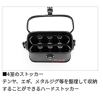ダイワ(DAIWA) 23 マルチストッカーW（B) ブラック/レッド