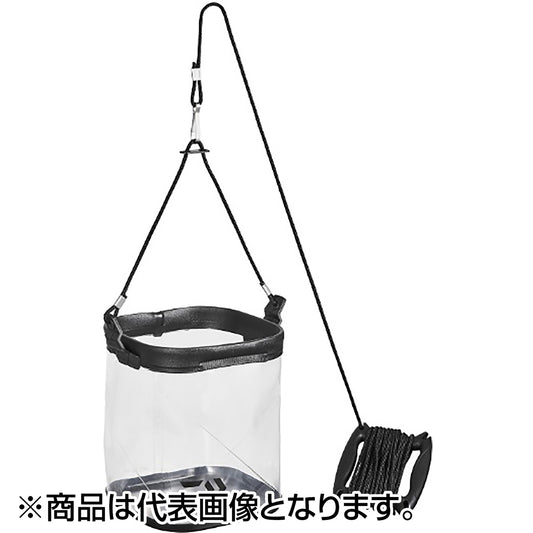 ダイワ(DAIWA) 水くみバッカン Ｓ19（K) クリアブラック