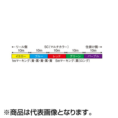 ダイワ(DAIWA) UVF PEデュラセンサーX8EX+Si3 5C 1-150 [PEライン]