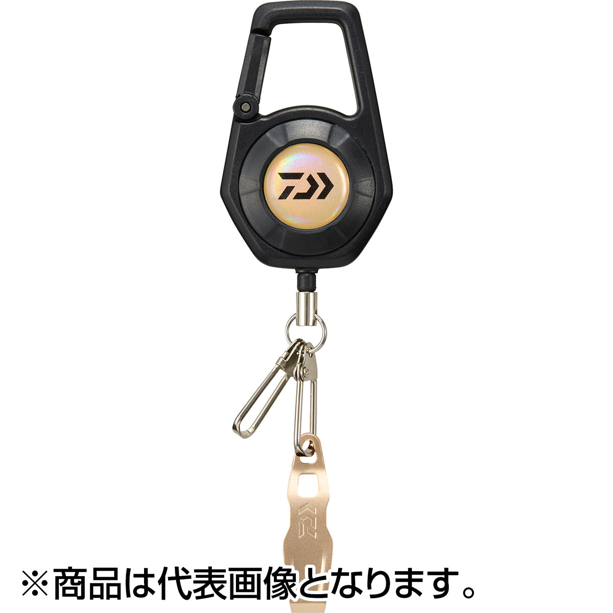 ダイワ(DAIWA) ラインカッター 2 カラビナリール付き 40 ゴールド