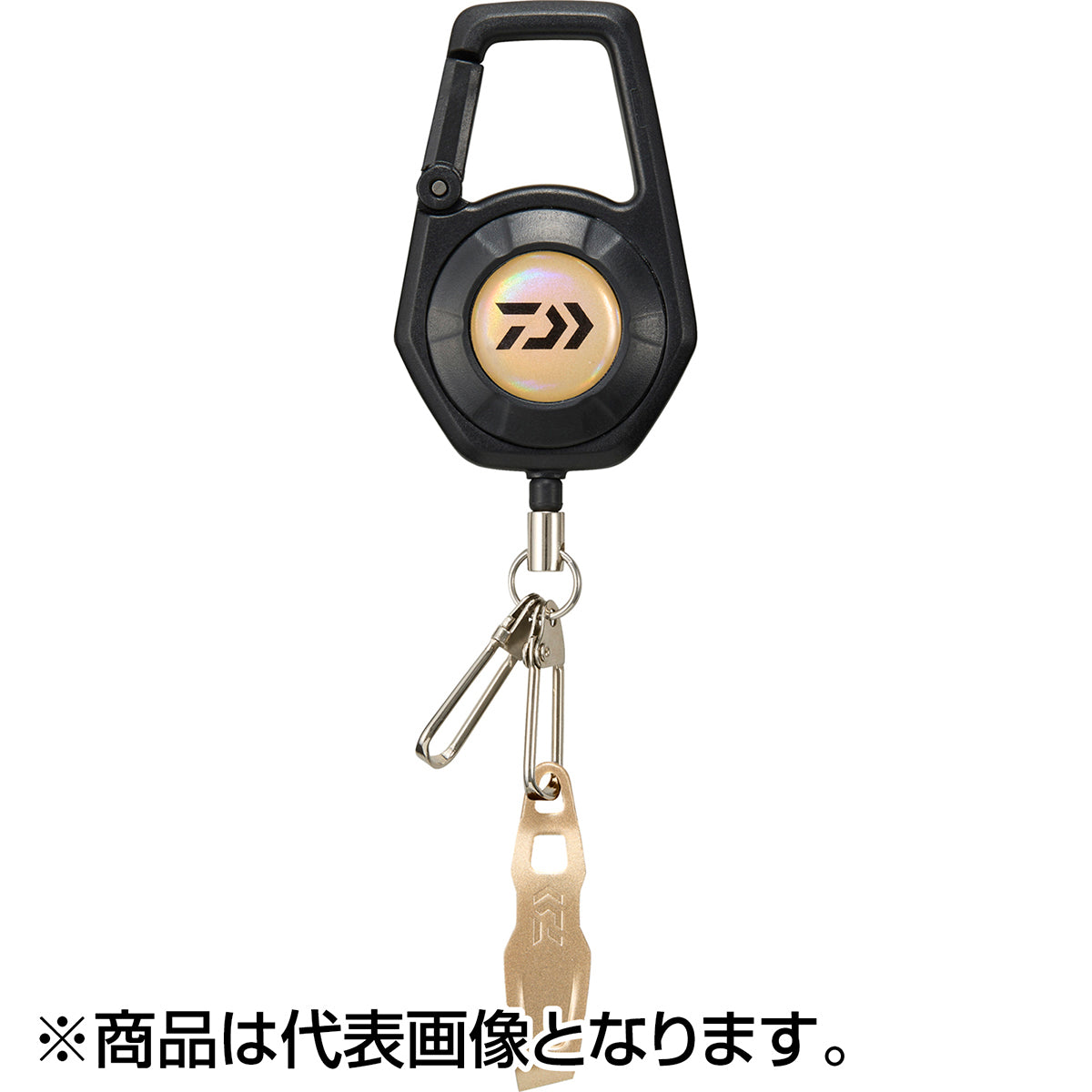 ダイワ(DAIWA) ラインカッター 2 カラビナリール付き 40S ゴールド
