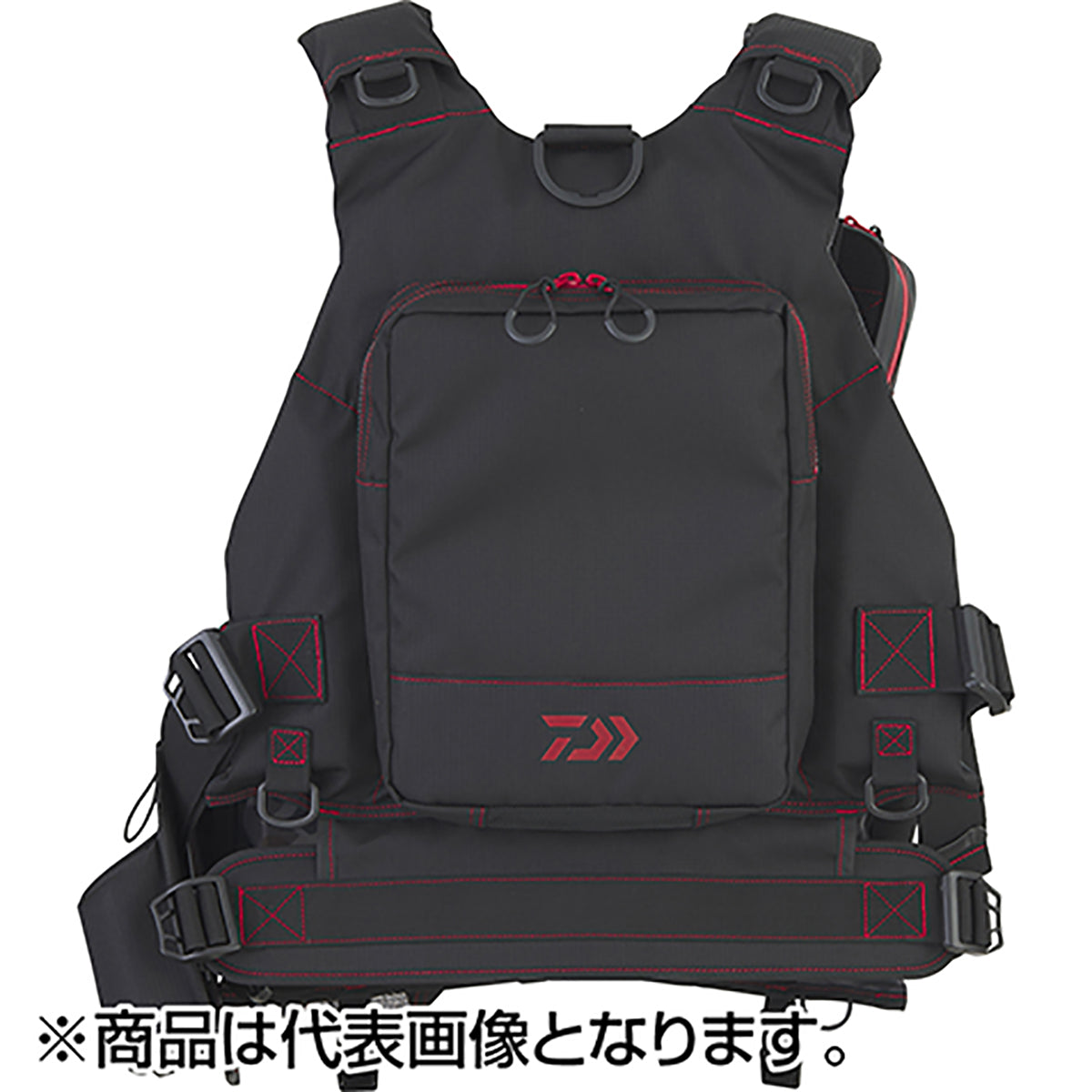 ダイワ(DAIWA) フロートゲームベスト フリー ブラックレッド DF-6224