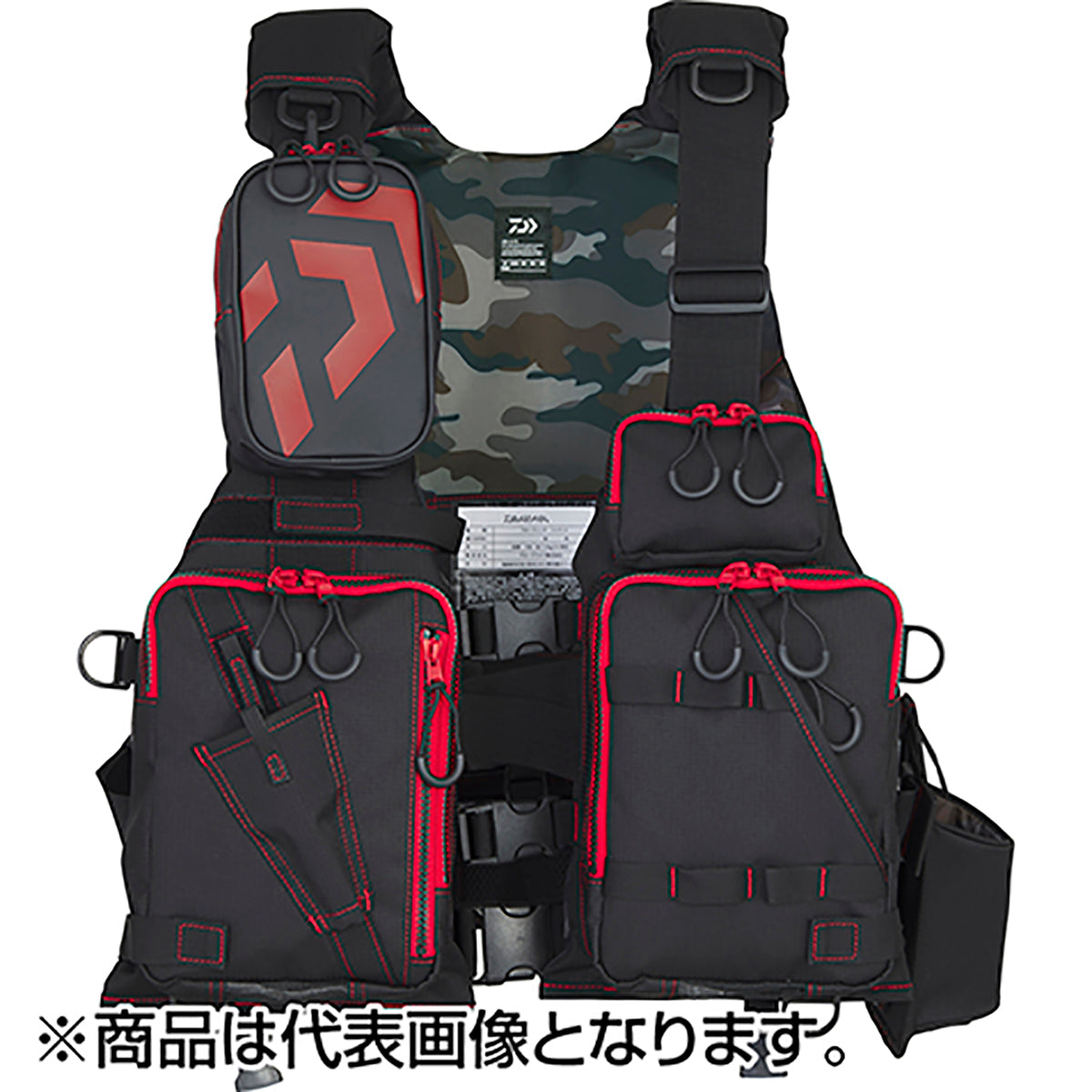 ダイワ(DAIWA) フロートゲームベスト フリー ブラックレッド DF-6224