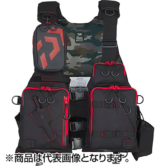 ダイワ(DAIWA) フロートゲームベスト フリー ブラックレッド DF-6224