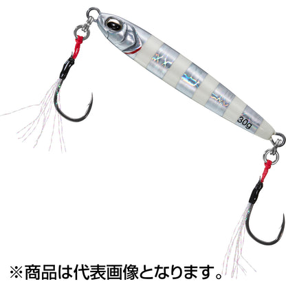 ダイワ(DAIWA) サムライジグR スローフォール 30g ゼブラグロー
