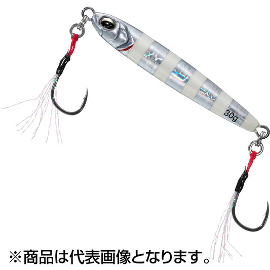 ダイワ(DAIWA) サムライジグR スローフォール 30g ゼブラグロー