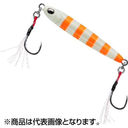 ダイワ(DAIWA) サムライジグR スローフォール 40g グローゼブラオレンジ
