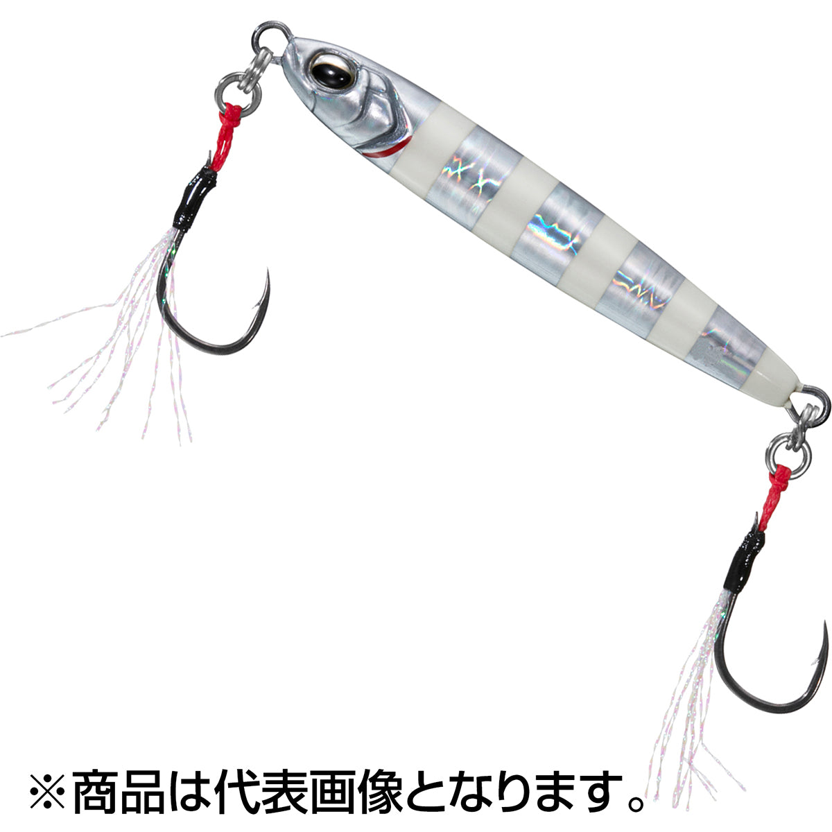 ダイワ(DAIWA) サムライジグR スローフォール 40g ゼブラグロー