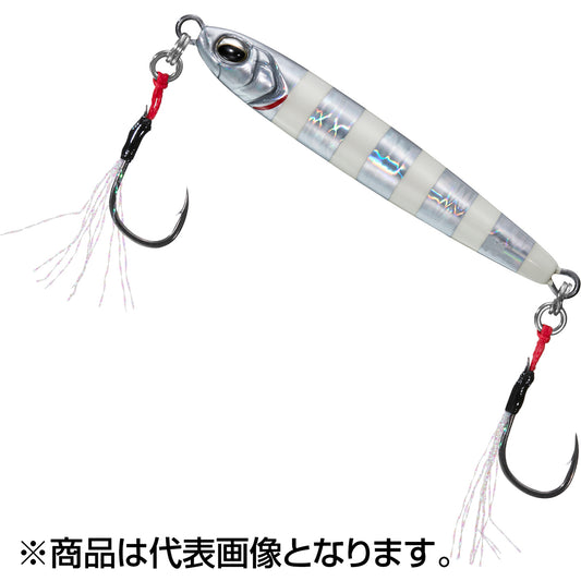 ダイワ(DAIWA) サムライジグR スローフォール 40g ゼブラグロー