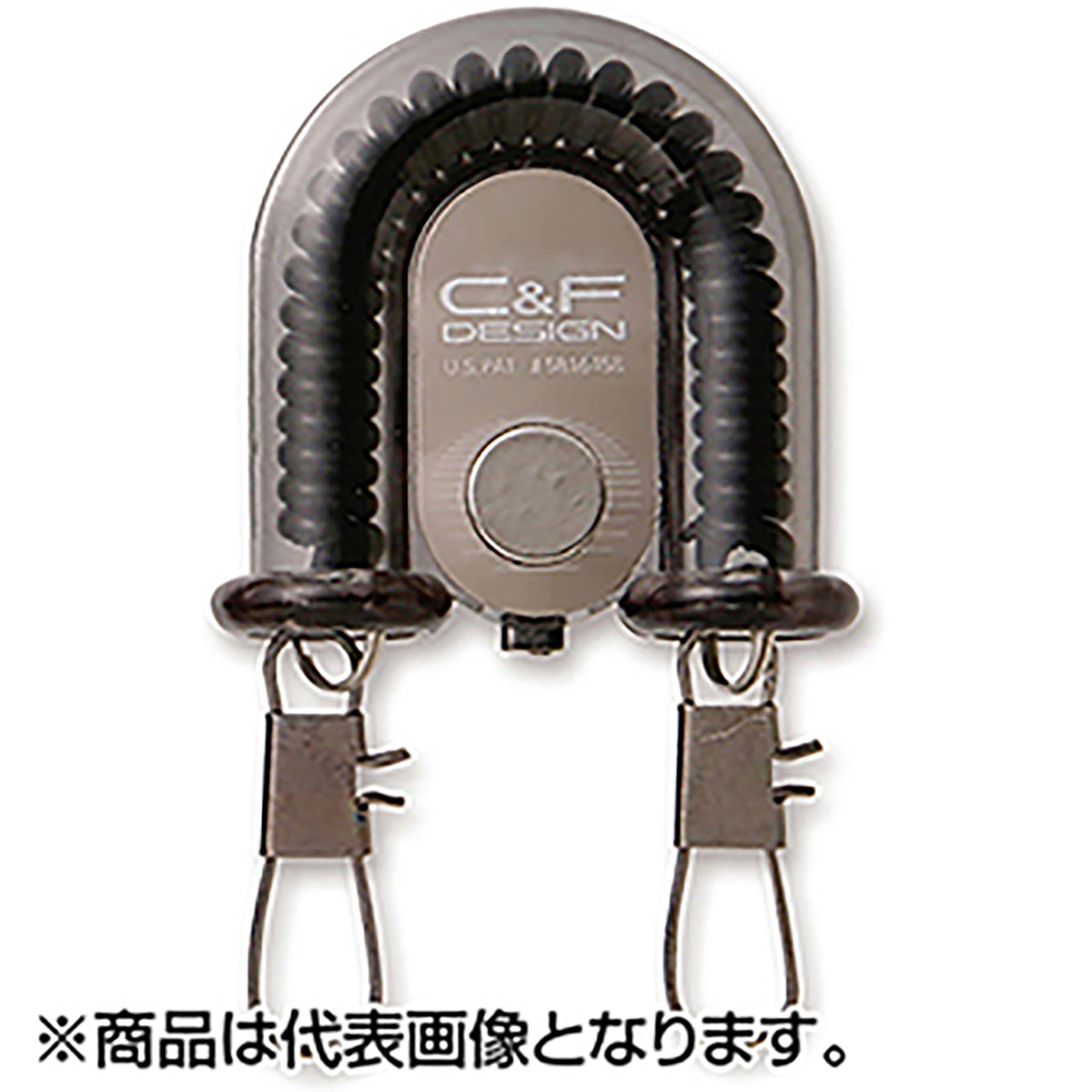 C&F DESIGN(シーアンドエフデザイン) ツイン・リトラクター（フライキャッチャー付き) Black CFA-70WF