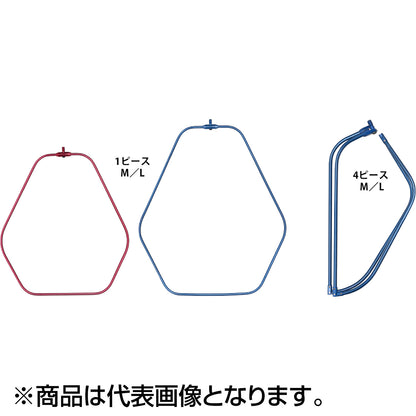 メジャークラフト(Major Craft) ヘキサネット1ピース M レッド MCHN-1M/RD  タモ網 ランディングネット