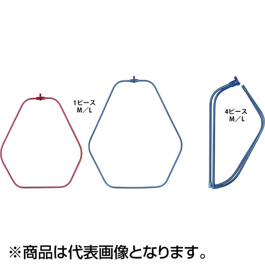 メジャークラフト(Major Craft) ヘキサネット1ピース M レッド MCHN-1M/RD  タモ網 ランディングネット