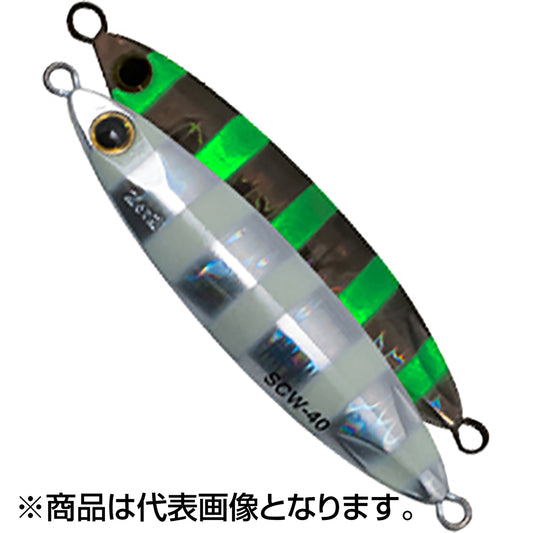パームス(PALMS) スローブラットキャスト ワイド 61mm 20g MG-530 ゼブラグロー SCW-20