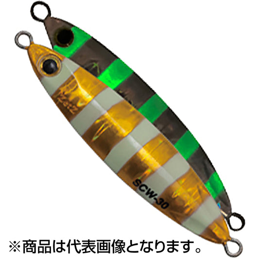 パームス(PALMS) スローブラットキャスト ワイド 61mm 20g MG-547 ゼブラゴールド SCW-20