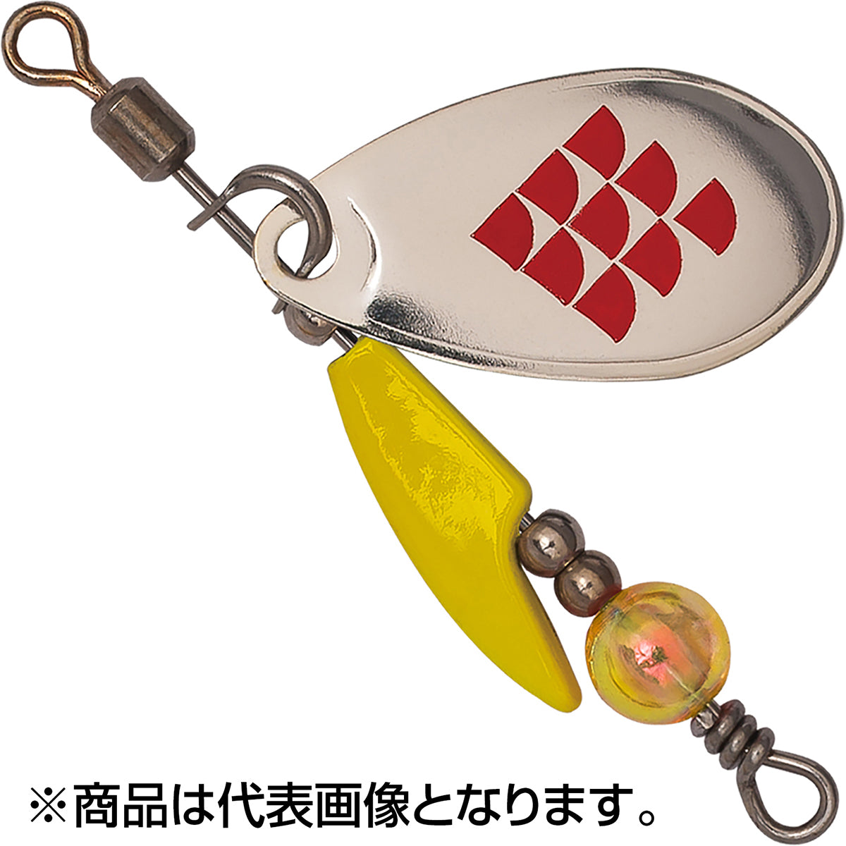 パームス(PALMS) スピンウォーククレビス 3g SYE シルバー/イエロー SPW-CV-3