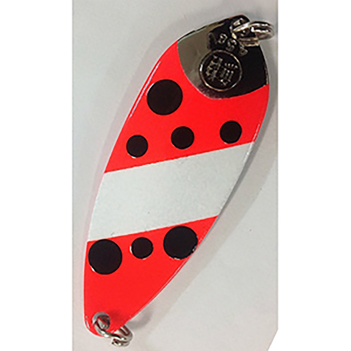 D3カスタムルアーズ(D3 Custom Lure's) アキアジ工房 鮭マル スプーン 45g #3 赤ストライプ