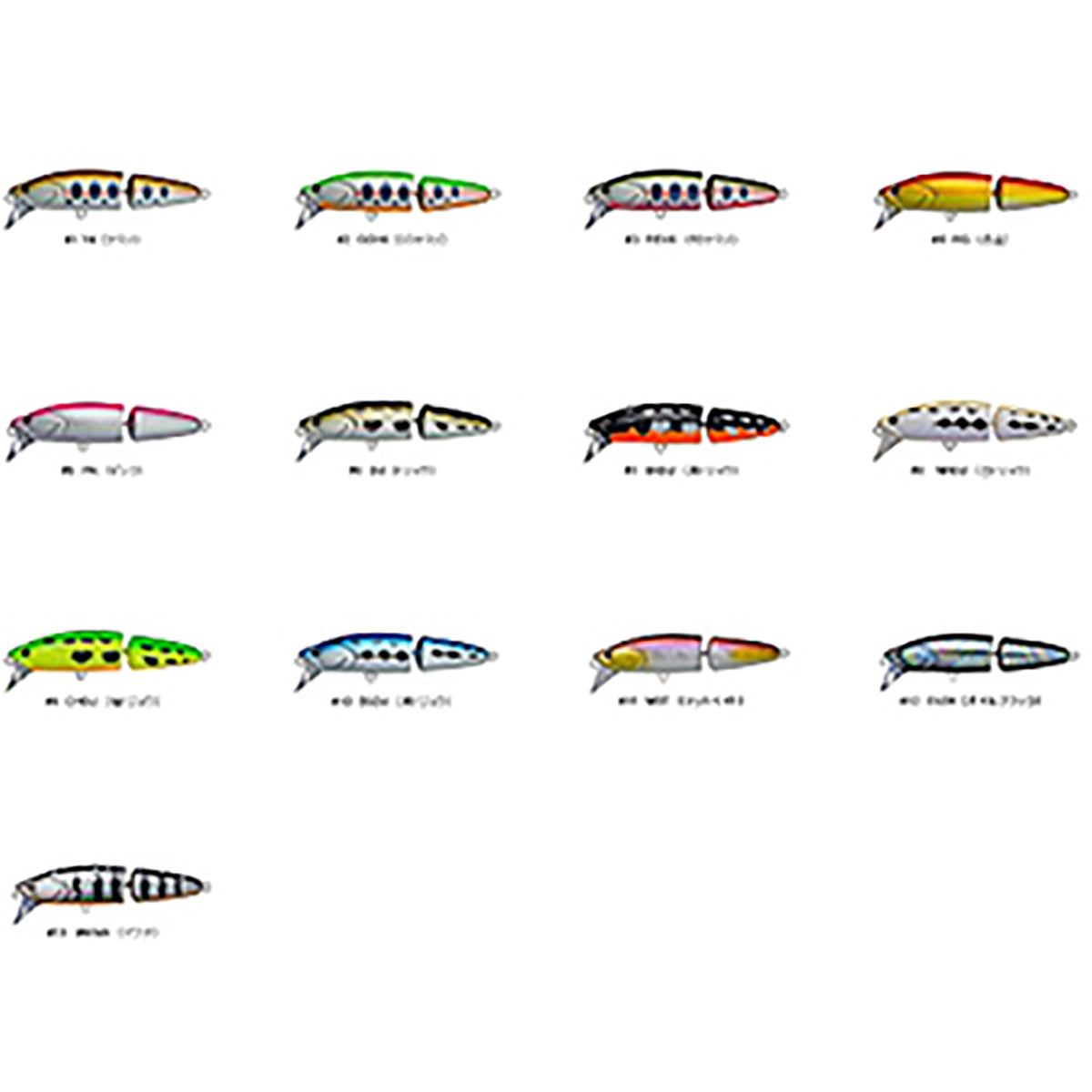 D3カスタムルアーズ(D3 Custom Lure's) ジョイントダリア 60S #02 CGYA(CGヤマメ)